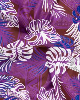 Tissu Polynésien HAU Violet - Tissushop